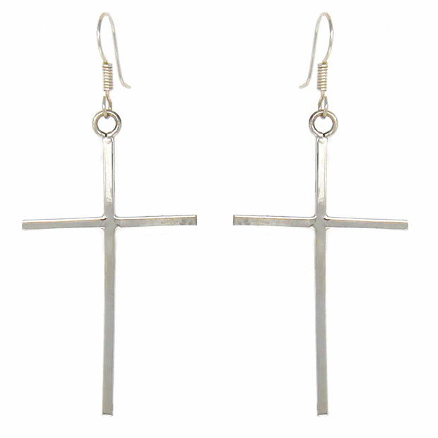 handmade-sterling-silver-cross-earrings-fair-trade-boho-style