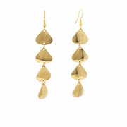 handmade fair trade geometric brass earrings boho ethical jewelry