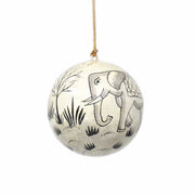 Hand-painted bird papier-mâché ornament, sustainable fair trade holiday décor christmas
