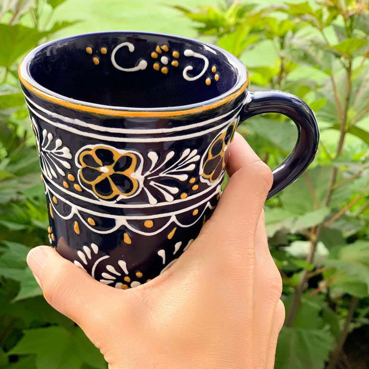 Lead-free handcrafted Mexican mugs – dishwasher and microwave safe everyday use
