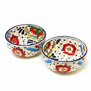 Set of Mexican art bowls, decorative and functional dinnerware