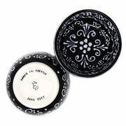 Bowl Set Handmade Fair Trade No.1 Black And White Design